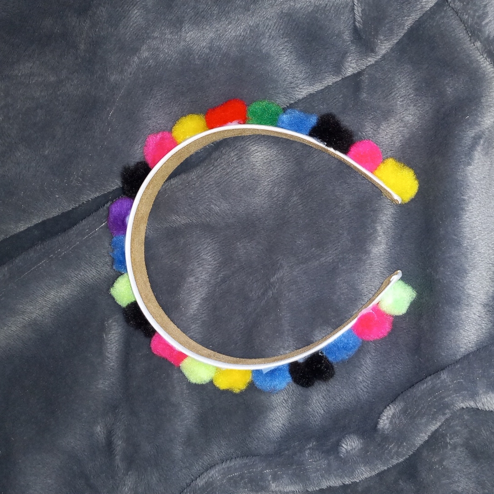 Handmade Pom Pom Headband